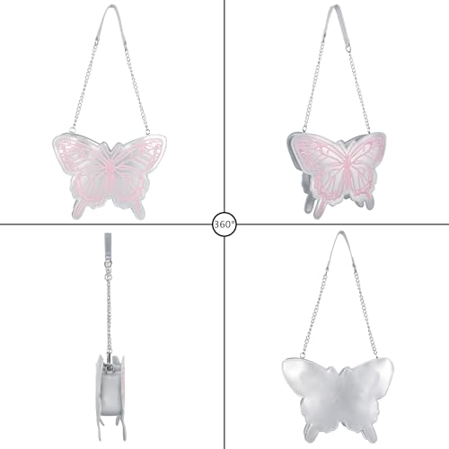 Women Mini Butterfly Shape Chain Strap Cross-body Bag Evening Clutch Handbag3