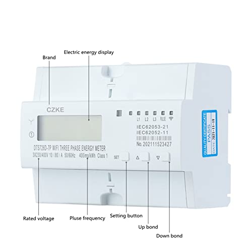Minuteur de consommation d'énergie triphasé WiFi pour stopper le gaspillage