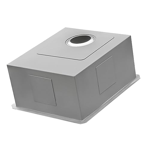 Image of Ruvati 15 inch Undermount Bar Prep 16 Gauge Kitchen Sink Round Corners Stainless Steel Single Bowl - RVH7015