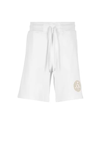 VERSACE JEANS COUTURE Short en sweat Vemblgold Embro SM 76GADT02CF01T, Blanc, S