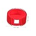 Cabilock 4pcs Oxygen Acetylene Gauge Covers Shock Resistant Pressure Gauge Protector Sleeves Regulator Head Protection for Industrial Construction Use