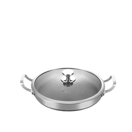 Aoyhome�V�[�t�[�h���ъ�A�t���C�p���A�m���X�e�B�b�N�R�[�e�B���O���{�����A���~�j�E���������A�N�b�L���O�q�[�^�[���܂ނ��ׂĂ̔M���ɓK���Ă���A������ꂪ�ȒP�ŁA�W���t���Ă��܂��B (��,32cm)