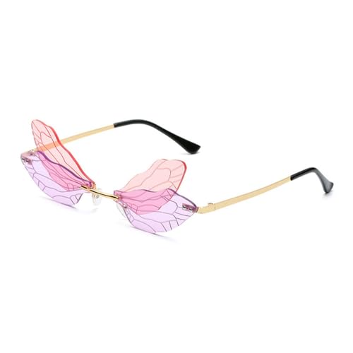 Lunettes de soleil aile de libellule libérez votre audace avec nos verres rose violet