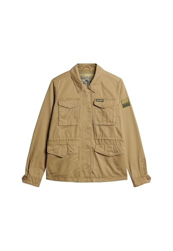 Superdry MILITARY JACKET Classic Tan Brown talla 12