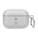 Produktbild Incipio Case Schutzhülle kompatibel mit Apple AirPods Pro - Frost Transparent [Unterstützt Wireless kabelloses Laden I stabiles Polycarbonat mit Silikonaußenseite I inkl. Karabiner]