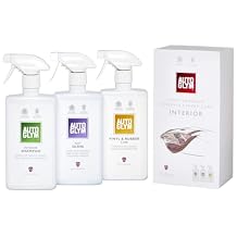 Autoglym The Collection - Perfect Interiors - The Ideal Car Cleaning Kit That Includes Interior Shampoo, Fast Glass, and Vinyl & Rubber Care