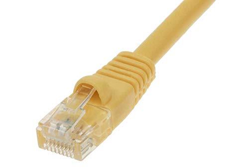 Cable de red UTP Cat 5E 1ft amarillo miniatura 3