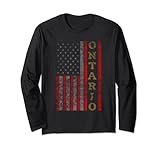 Photo Gallery cool patriotic ontario usa - idea regalo bandiera degli stati uniti maglia a manica Photo Gallery cool patriotic ontario usa - idea regalo bandiera degli stati uniti maglia a manica
