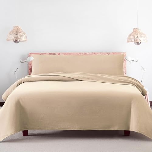MANEMI   Juego de Sábanas Pirineo Termica 3 Piezas para Cama de 135   Sábana Polar para Invierno Cama Doble, Bajera Ajustable 135x190x25cm, Encimera 210x260cm y 1 Funda Almohada 45x150cm