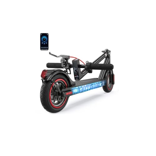 Image of Electric Scooter - Electric Scooter Adults, 1000W /500W Motor, 25 /21 /18 MPH, 10'' /8.5'' Tires, 28 /23 /21 Miles, APP Control, Dual Brake, Long Range Electric Scooter for Gift