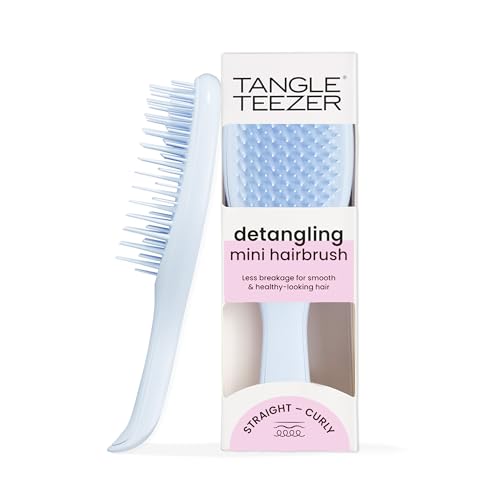 Tangle Teezer Mini Ultimate Detangler - Per capelli bagnati e asciutti - Spazzola districante per tutti i tipi di capelli - Spazzola tascabile da viaggio perfetta per bambini - Lavanda
