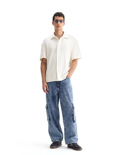 Image of Rare Rabbit Baggy Plain Jeans