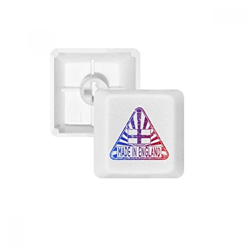 Keycaps PBT anti-usure pour clavier mécanique blanc sans impression style Triangle Landmark UK