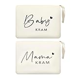 ALLY-MAGIC Geschenke für Werdende Mütter, Baby Geschenk, Kosmetiktasche Bag für werdende Mama Mutter Beutel, Babyparty Mom Bag Geschenke Kliniktasche Geburt für Schwangere E25-MMB