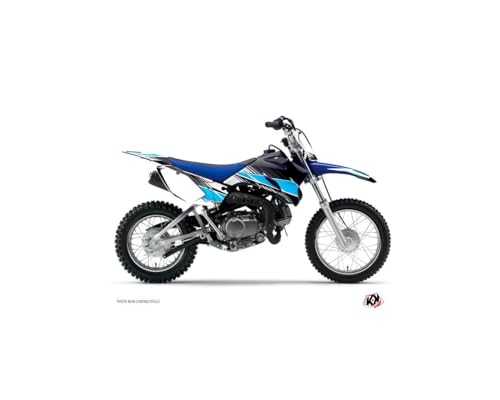 Kit déco moto cross Stripe Yamaha TTR 110 noir stickers habillage