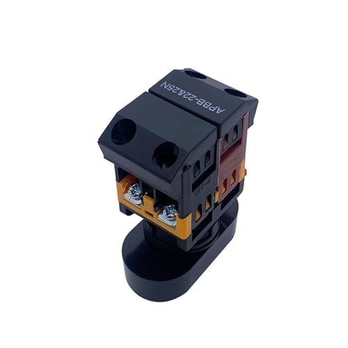 Interrupteur à bouton-poussoir 220V réinitialisation momentanée pour commande de moteur - 5