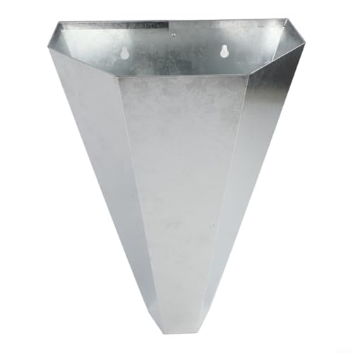 Cono de retención para aves de 6 a 14 lbs con embudo de espalda plana anti-cortes 8