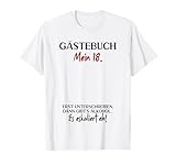 Geburtstagsgeschenk 18 Jahre Geburtstag Geschenk