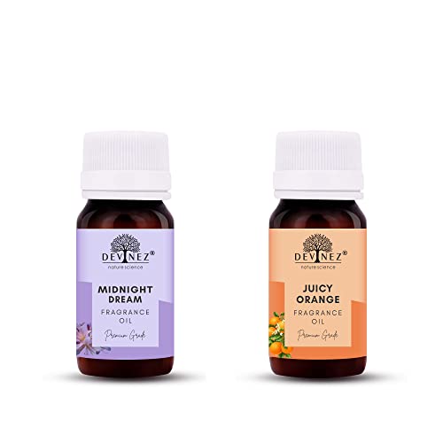 Image of Devinez Midnight Dream, Orange Aroma Oil for Diffuser /Ultrasonic Aroma Diffuser /Tealight Diffuser /Reed Diffuser, 15ml Each