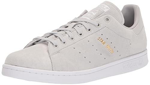 adidas Originals Tenis Stan Smith para hombre, Colegiate Borgoña/Blanco/Dorado Metálico, 46 EU