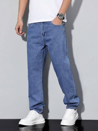 Image of RAGZO Relaxed Fit Mid Rise Jeans Pant for Men