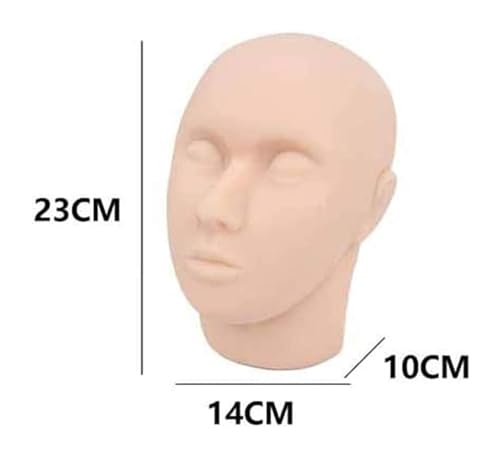 Evita errores con el maniquí de entrenamiento de inyección facial y piel humana simulada 4