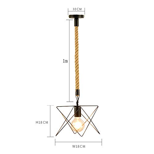 Suspension lumière créative en corde pour éclairage de table restaurant - 7