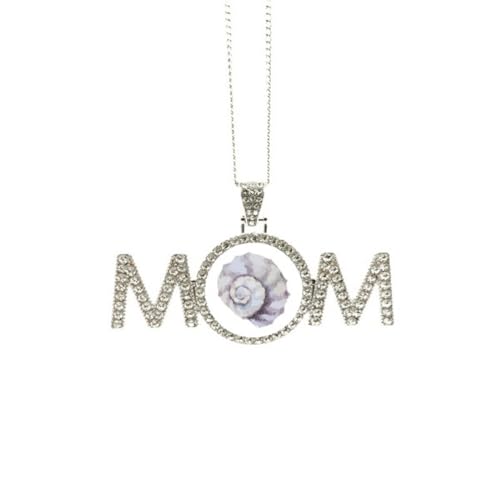 Collier escargot marin coloré : cadeau de fête des mères pour maman