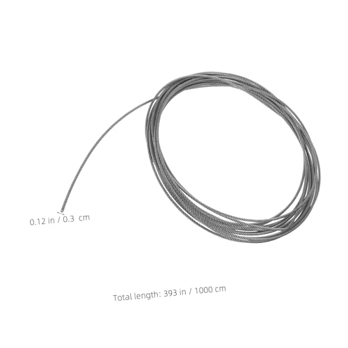 Cable de acero blando inoxidable LIFKOME flexible y resistente para tender ropa 2