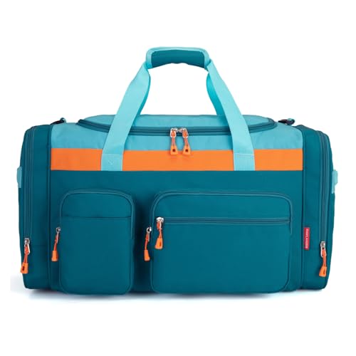 HawLander Large Kids Duffle Bag for Travel, Overnight, or Weekender, 22