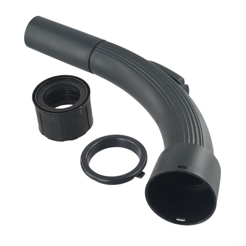 Tubo flessibile per aspirapolvere Hoover 32 mm con manico curvo, materiale ABS nero