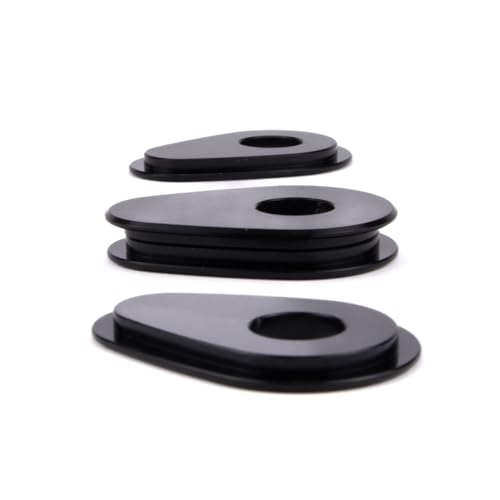 Image of Aharon Motolumino Motorcycle LED Turn Signal Mounting Brackets 4-Pack | Compatible with Yamaha, M8 /M10 Thread | Fit in Original Turn Signal Locations | Bike Indicator Lights | Blinkers