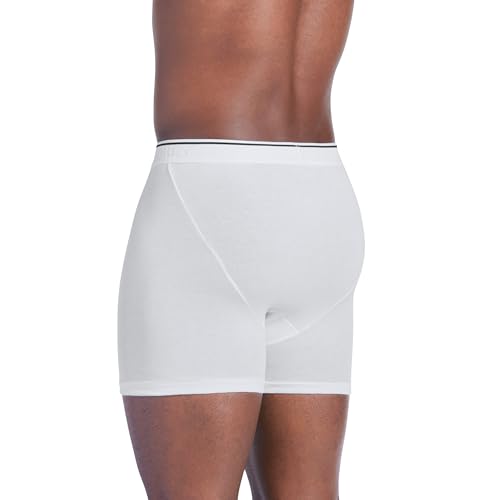 Jockey Men's Underwear Pouch 5" Boxer Brief - 2 Pack, White, M - image 3