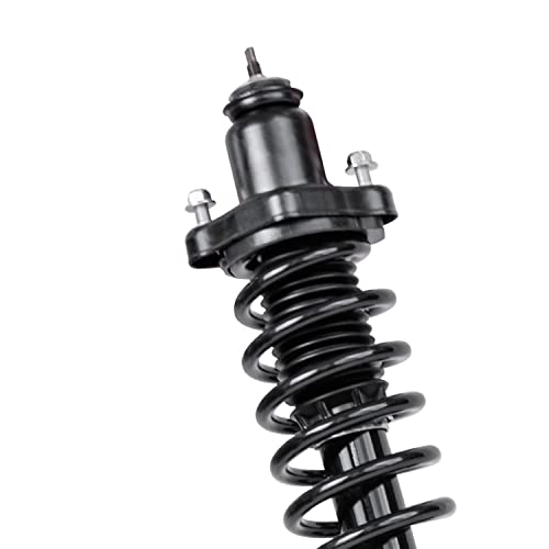 Image of Detroit Axle - 2 Rear Struts for 2007-2016 Dodge Caliber Jeep Patriot Compass Complete Struts Shocks with Coil Spring 2008 2009 2010 2011 2012 2013 2014 2015 Replacement Quick Install Ready Struts