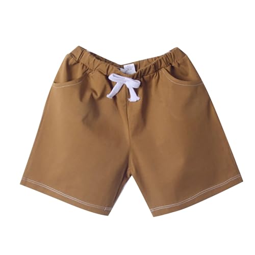 Toddler Boys Athletic Shorts Drawstring Pockets Kids Running Sport Boxer Short Gym Cycling Elastic Waist