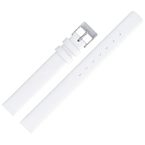 Bracelet de montre 12mm cuir blanc Skagen élégance minimaliste