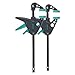 Produktbild wolfcraft Mini-Einhandzwingen 40-110 mm 3455100 - Zwingen Set für präzises Fixieren von kleinen Werkstücken - 2 Stück - Anwendung mit nur einer Hand