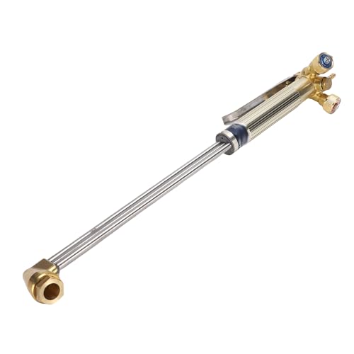 Fafeicy Soplete de Corte de Oxiacetileno para Tuberías de Gas de Acero Inoxidable Bsp3/8, Soplete Manual de 18 Pulgadas, Uso Manual en Espacios Reducidos