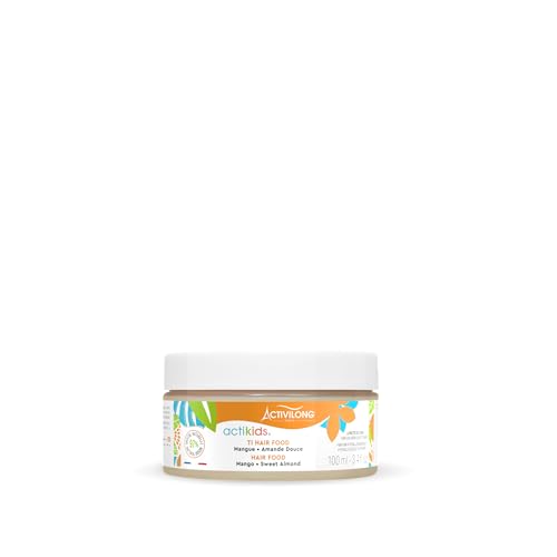 Actikids Hair Food – Nourishing and Gentle Hair Balm for Kids – Intense Moisture and Frizz Control with Natural Ingredients – 100 ml.