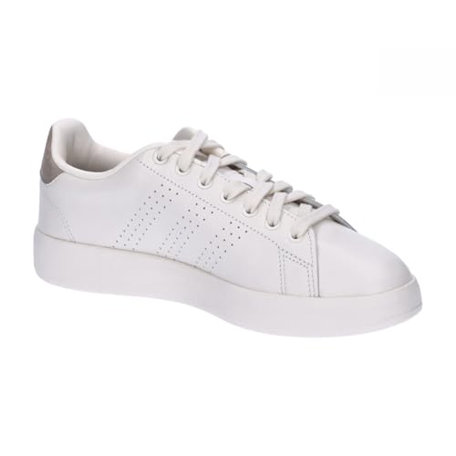 adidas Damen Advantage Premium Leather Shoes, chalk white/chalk white/champagne met, 43 1/3 EU – Ansicht 9