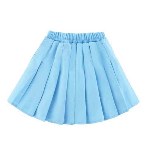 Image of Girls Pleated Skirts Built in Shorts Little Kid Athletic Flowy Skorts Skirts Toddler Girls Tennis Skorts for Girl 3-14 Years