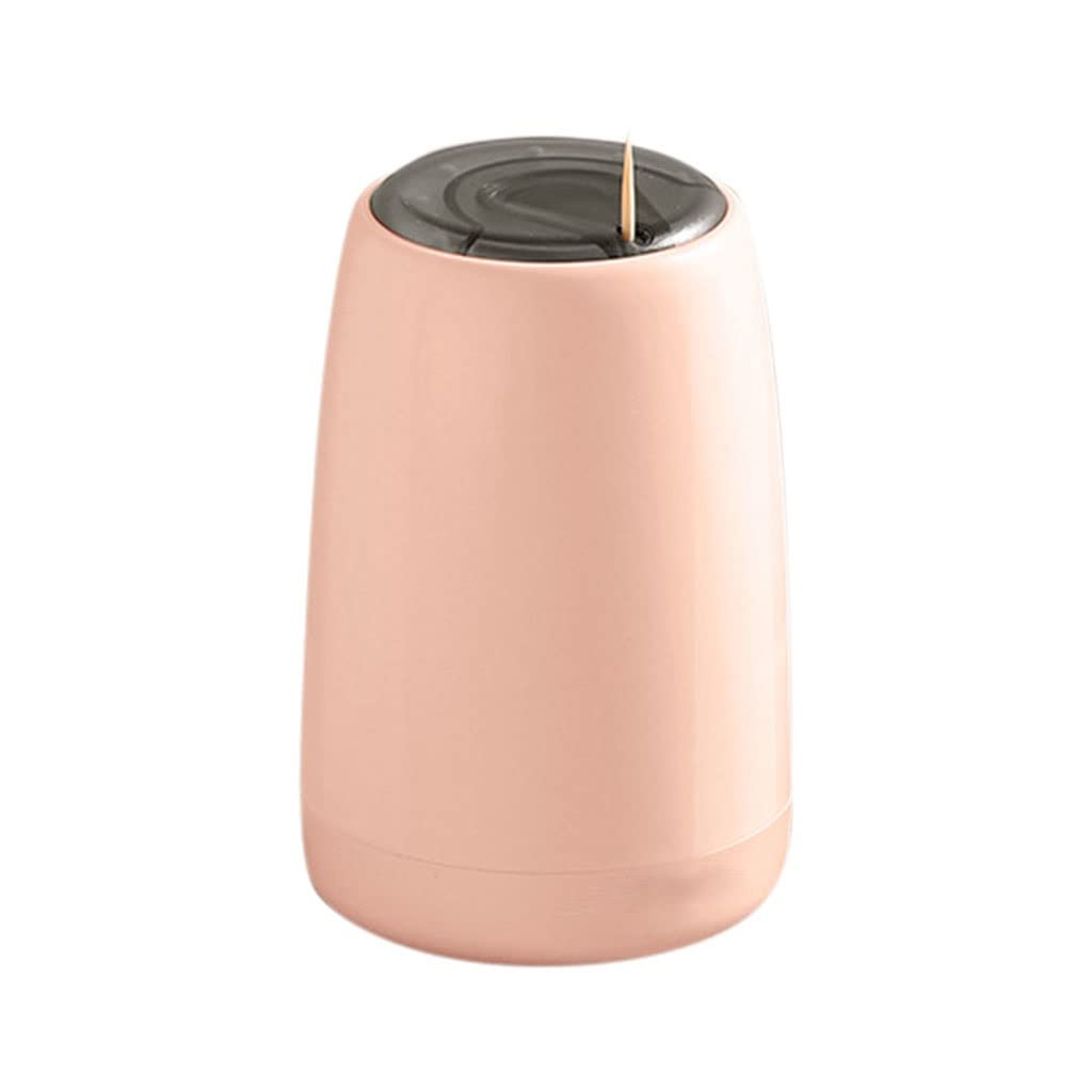 VHcgCGJ toothpick dispenser, toothpick dispenser,Freezer Containers for Food Storage Press Toothpick Box Home Creative(Pink)
