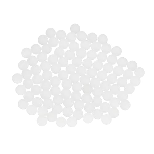 uxcell 50pcs Nylon Bearing Balls 3mm Solid Plastic Balls, G1 Precision Bearing Ball Frosted Surface, White