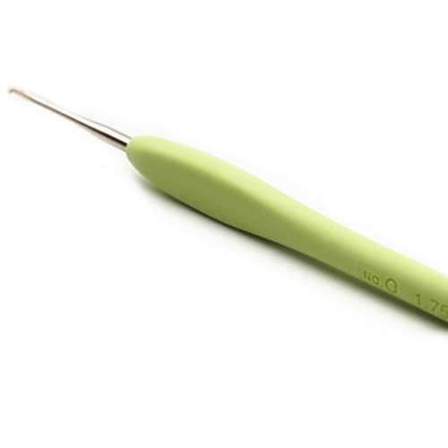 Image of Clover 1220 Amour Steel Crochet Hook No. 0, 1.75mm , Green