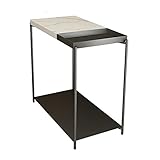 La mesa de café adopta un marco de hierro estable para aumentar la estabilidad de la mesa auxiliar.