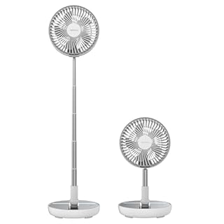 Cecotec Ventilateur Portable Pliable EnergySilence 800 FoldAir. Batterie 7200mAh, Design extensible et réglable, 5 pales aérodynamiques, 8 pouces, 3 vitesses, contrôle facile, contrôle facile
