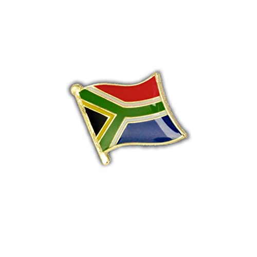 Clj Charles Le Jeune Pin's Drapeau Afrique Du Sud Flottant - Sud Africain - Drapeaux - qualité de finition - Epingle - Broche - Badge - PINS AFRIQUE