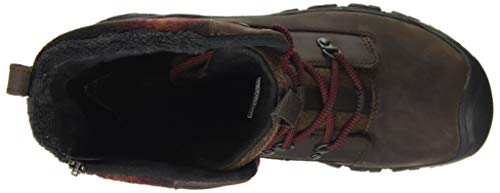 KEEN Bota feminina Greta Tall Wp Snow, Castanho/Mantas, 6