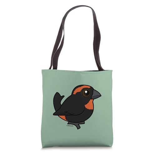 Birdorable Puerto Rican Bullfinch Cute Cartoon Endemic Bird Tote Bag