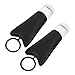 2 unidades de loción de viaje dispensadores de solución de silicona para manos con gancho para ducha de gel rosa Sub embotellado Contenedor comprimido botellas vacías recargables para (Color: Negro)